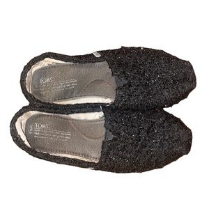 Women’s Black Sparkle Toms